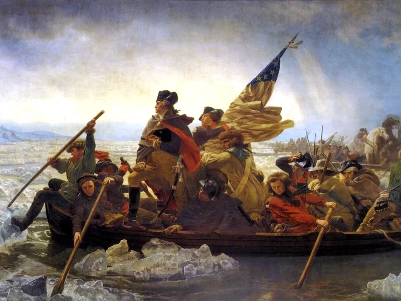 1816-Emanuel Leutze - Washington attraversa il Delaware - Metropolitan Museum of Art, New York